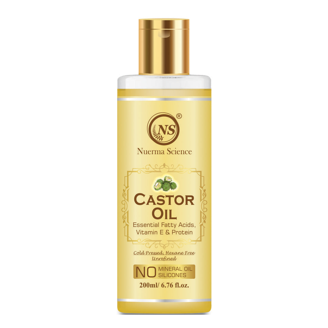 Nuerma Science Castor Oil For Skin & Body | Hydrating & Soothing Massage Oil - Distacart