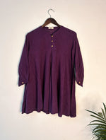 Thumbnail for trueBrowns Purple Slub Top