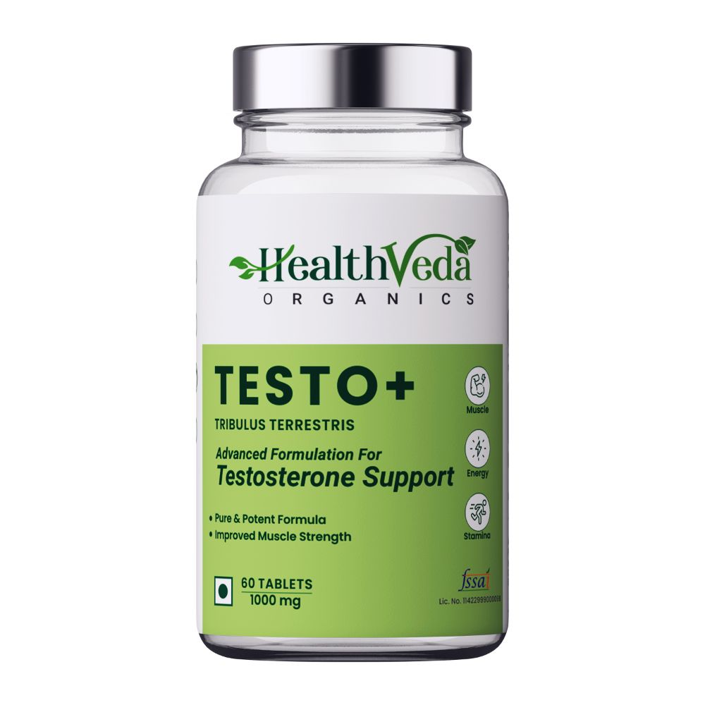 Health Veda Organics Plant Based Testo+ Veg Tablets - Distacart