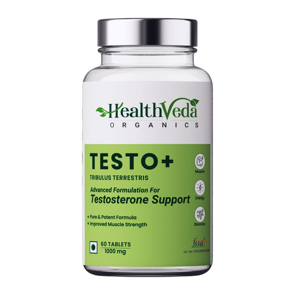 Health Veda Organics Plant Based Testo+ Veg Tablets