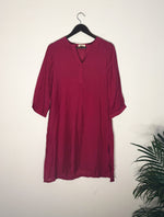 Thumbnail for trueBrowns Magenta Pink Muslin Top