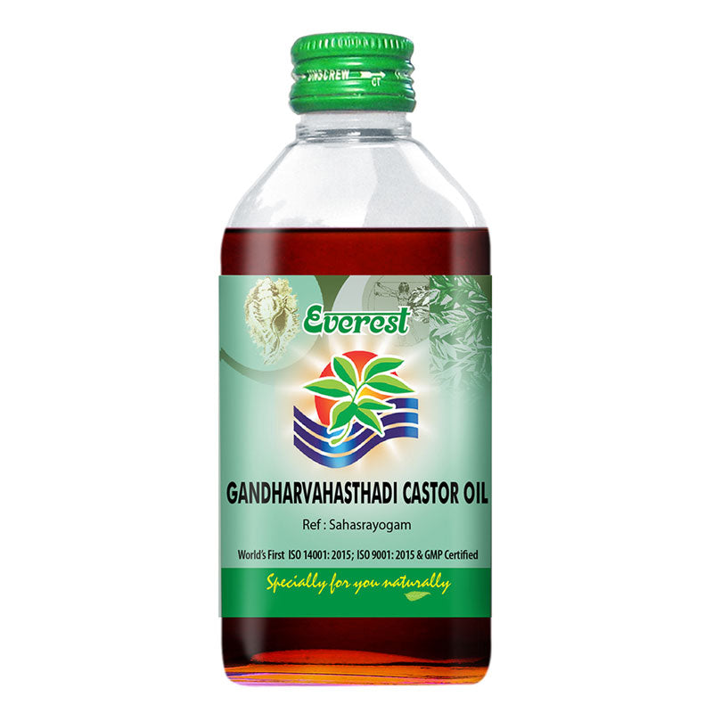 Everest Ayurveda Gandharvahasthadi Castor Oil - Distacart