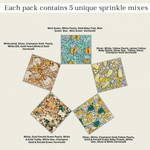 Thumbnail for confect baby shower sprinkles mix silver baby feet feeding bottle sprinkles pack of 5 baby shower 04