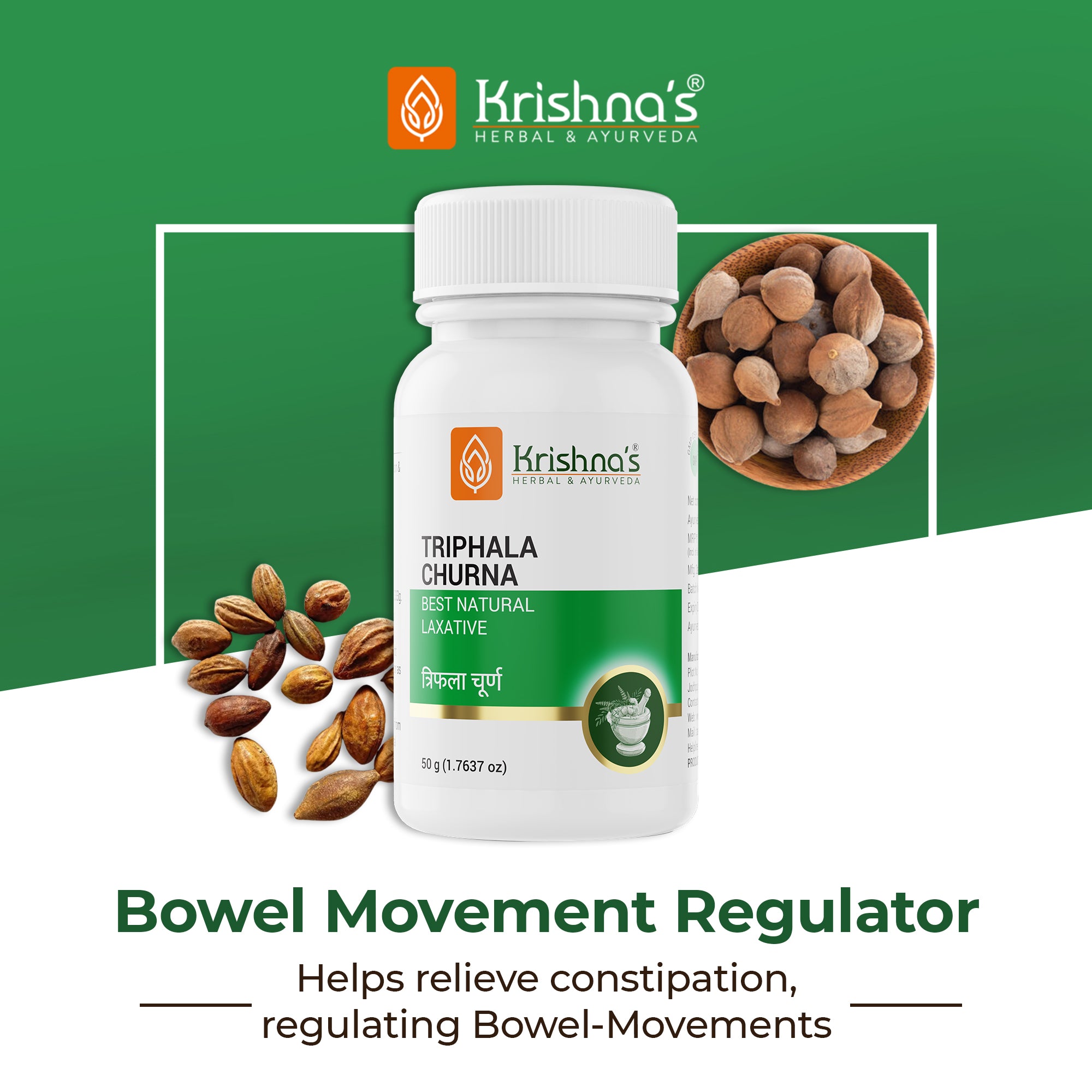 Krishna'S Herbal & Ayurveda Triphala Churna