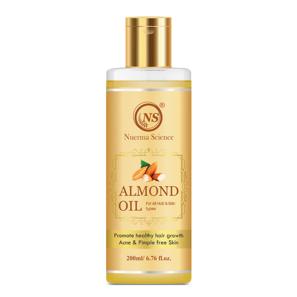 Nuerma Science Pure Almond Hair Oil for Natural Hair Growth - Distacart
