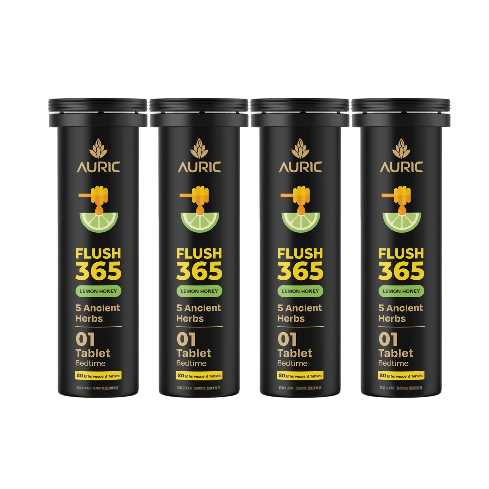 Auric Flush365 Tablets | Honey Lemon Flavour - Dista