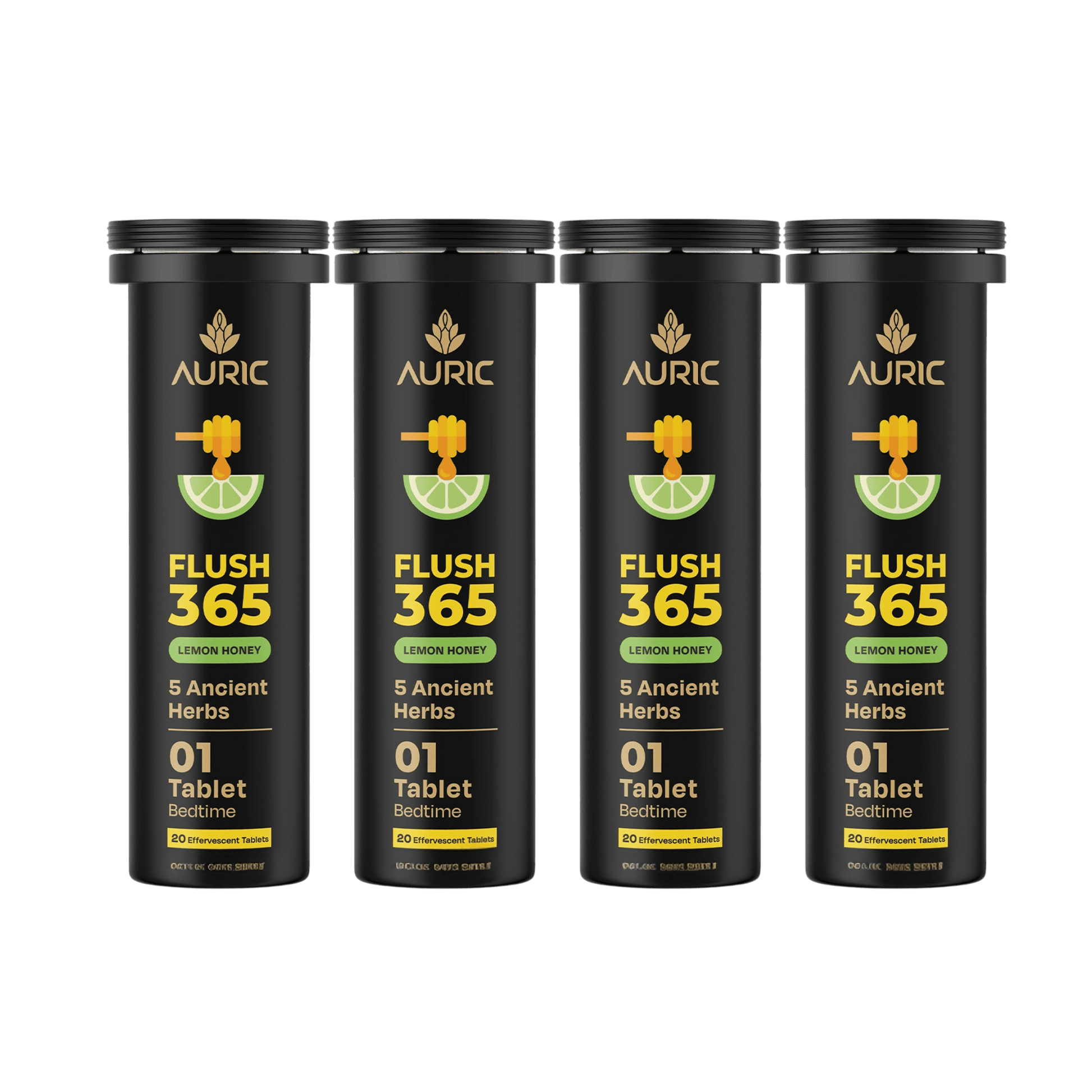 Auric Flush365 Tablets | Honey Lemon Flavour - Dista