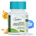 Thumbnail for Sprowt Calcium Magnesium Zinc Vitamin D3, B12 & K2 Tablets - Distacart