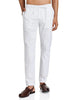 Fabmade Men's White Cotton Linen Pyjama - Distacart