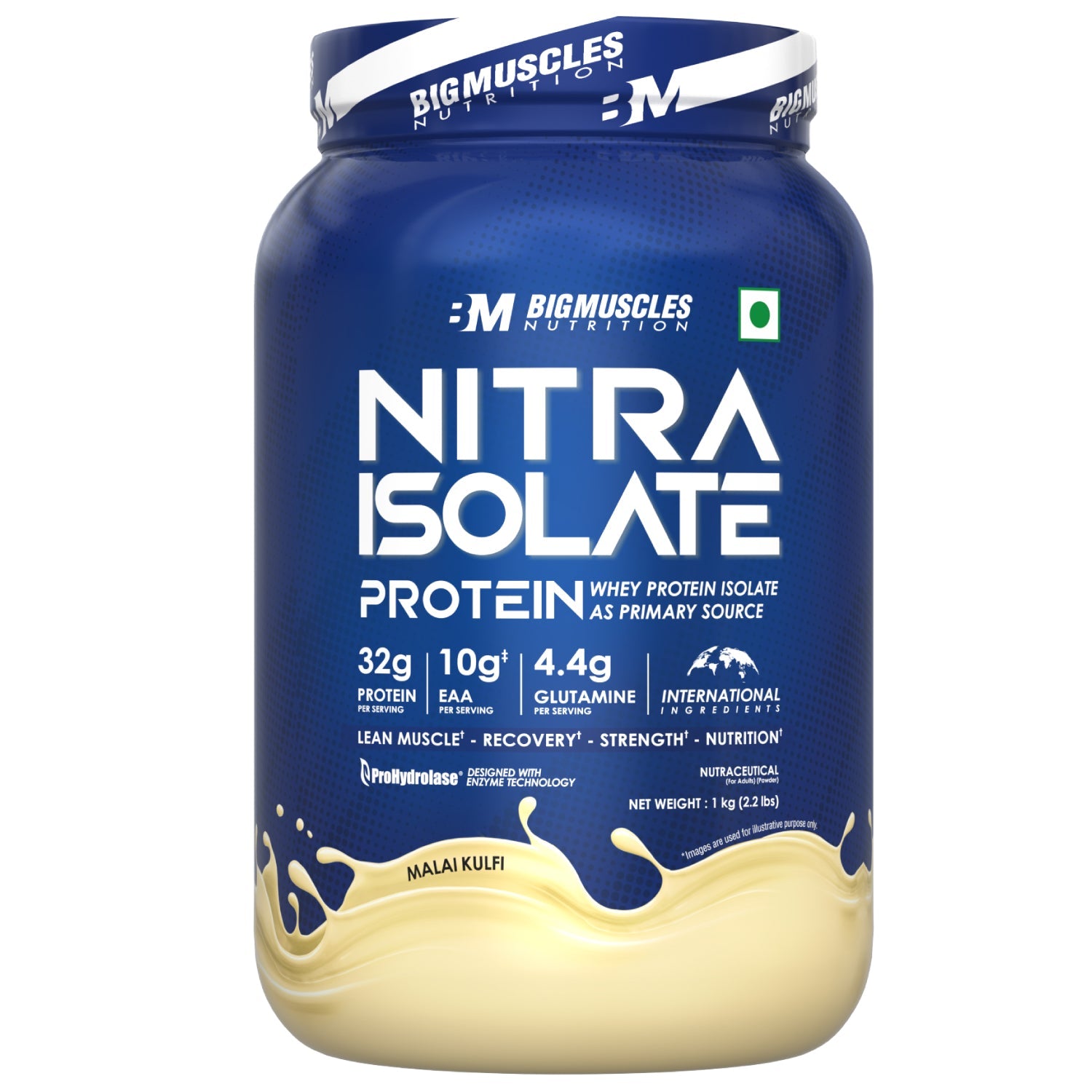 Big Muscles Nutrition Nitra Isolate Whey Protein - Dista