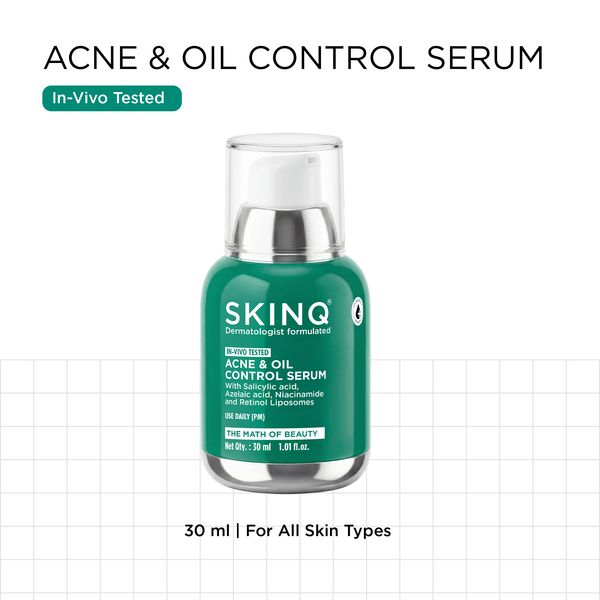SkinQ Acne & Oil Control Serum - Distacart
