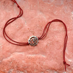 Thumbnail for trueBrowns 925 Sterling Silver Embossed Om Thread Rakhi - Distacart