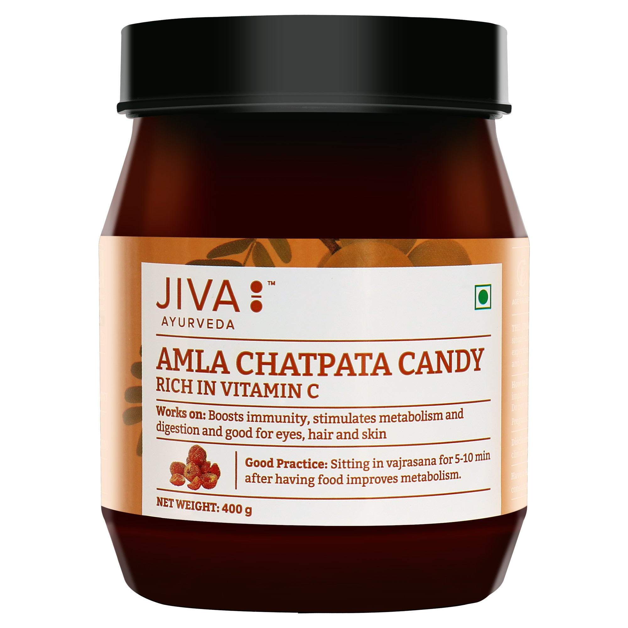 Jiva Ayurveda Chatpata Amla Candy - Distacart