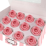 Thumbnail for sugar roses for cake cupcake decoration blush pink 120 gms