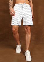 Thumbnail for Fabmade Urban Dot Linen Shorts - Distacart