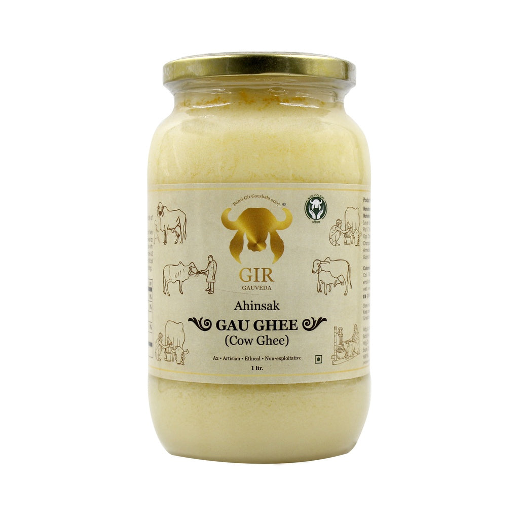 Gir Ahinsak Gau Ghee (A2) Bilona - Distacart