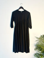 Thumbnail for trueBrowns Black Slub Kurta