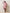 trueBrowns Pink Cotton Linen Dress