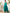 InWeave Teal Round Sleeveless Jumpsuit