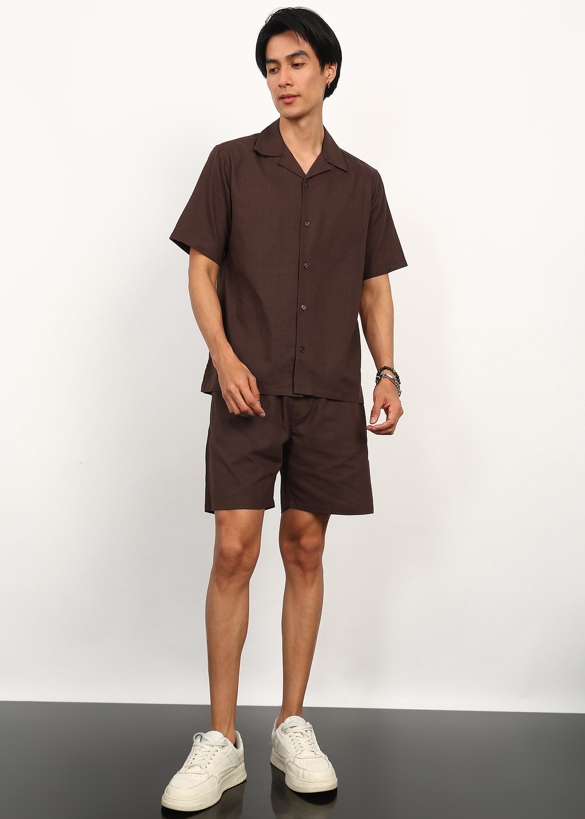 Fabmade Cacao Minimal Co-Ord Set - Distacart