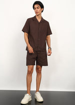 Thumbnail for Fabmade Cacao Minimal Co-Ord Set - Distacart