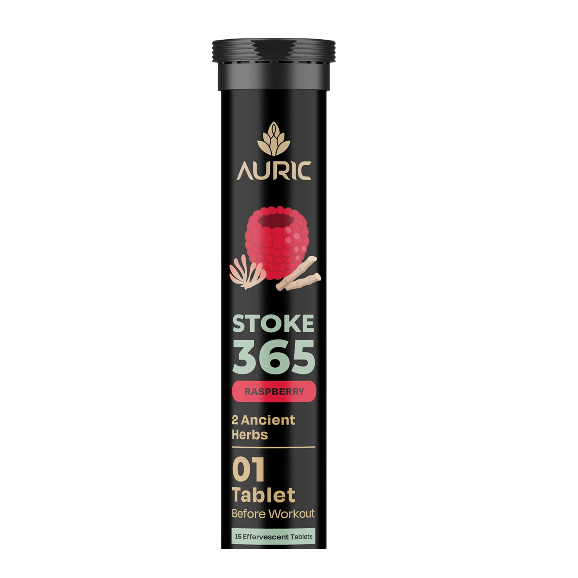 Auric STOKE365 Effervescent Tablets | Raspberry Flavour - Dista