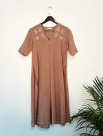 Thumbnail for trueBrowns Pink Gauze Dobby Kurta Set