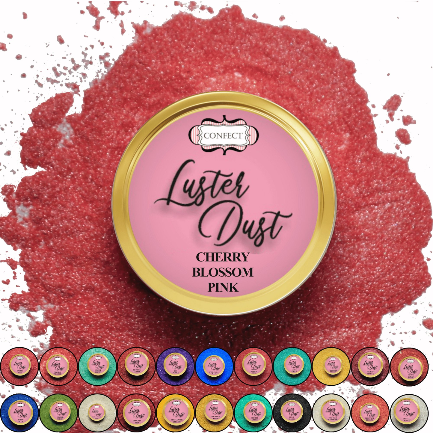 cherry blossom pink edible luster dust 5 g