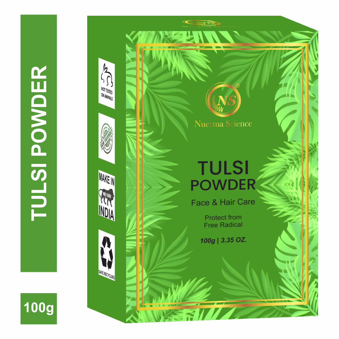 Nuerma Science Tulsi Natural Powder For Face & Hair Care - Distacart