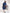 trueBrowns Blue Slub Kurta Set