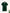 trueBrowns Dark Green Cotton Dobby Top