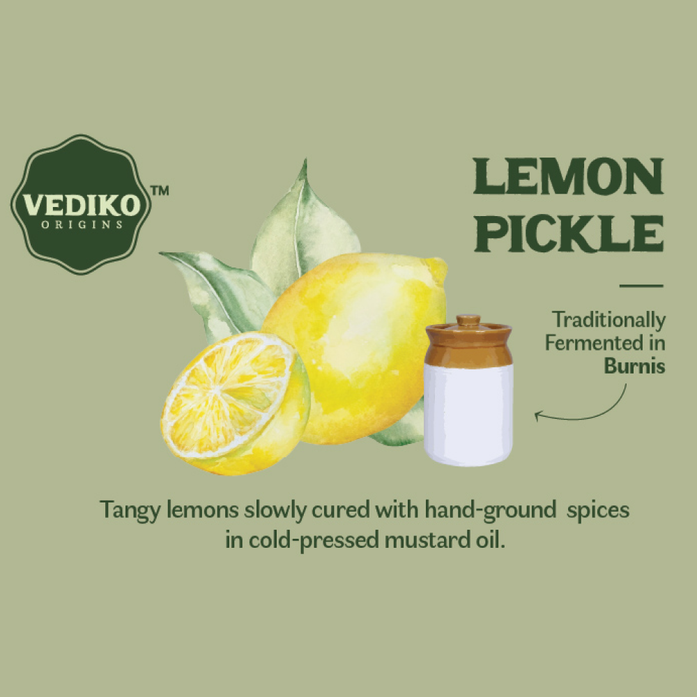 Vediko Origins Lemon Pickle - Distacart