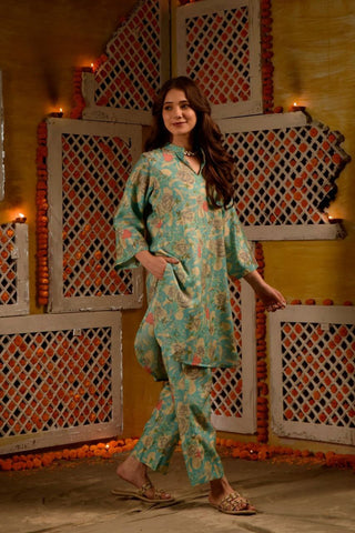 NOZ2TOZ Floral Printed Rayon Co-ords et - Distacart