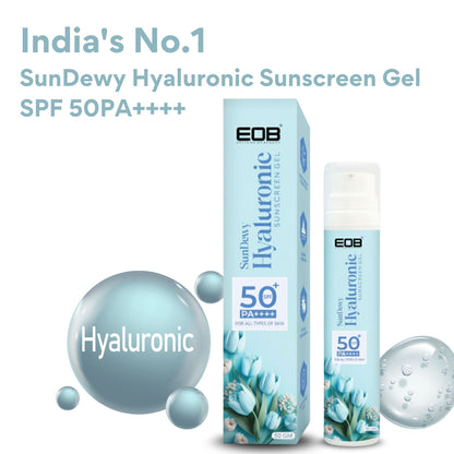 EOB SPF 50 PA+++ Mineral Sunscreen Gel - Distacart