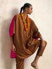 trueBrowns Brown Silk Co-ord Set - Distacart