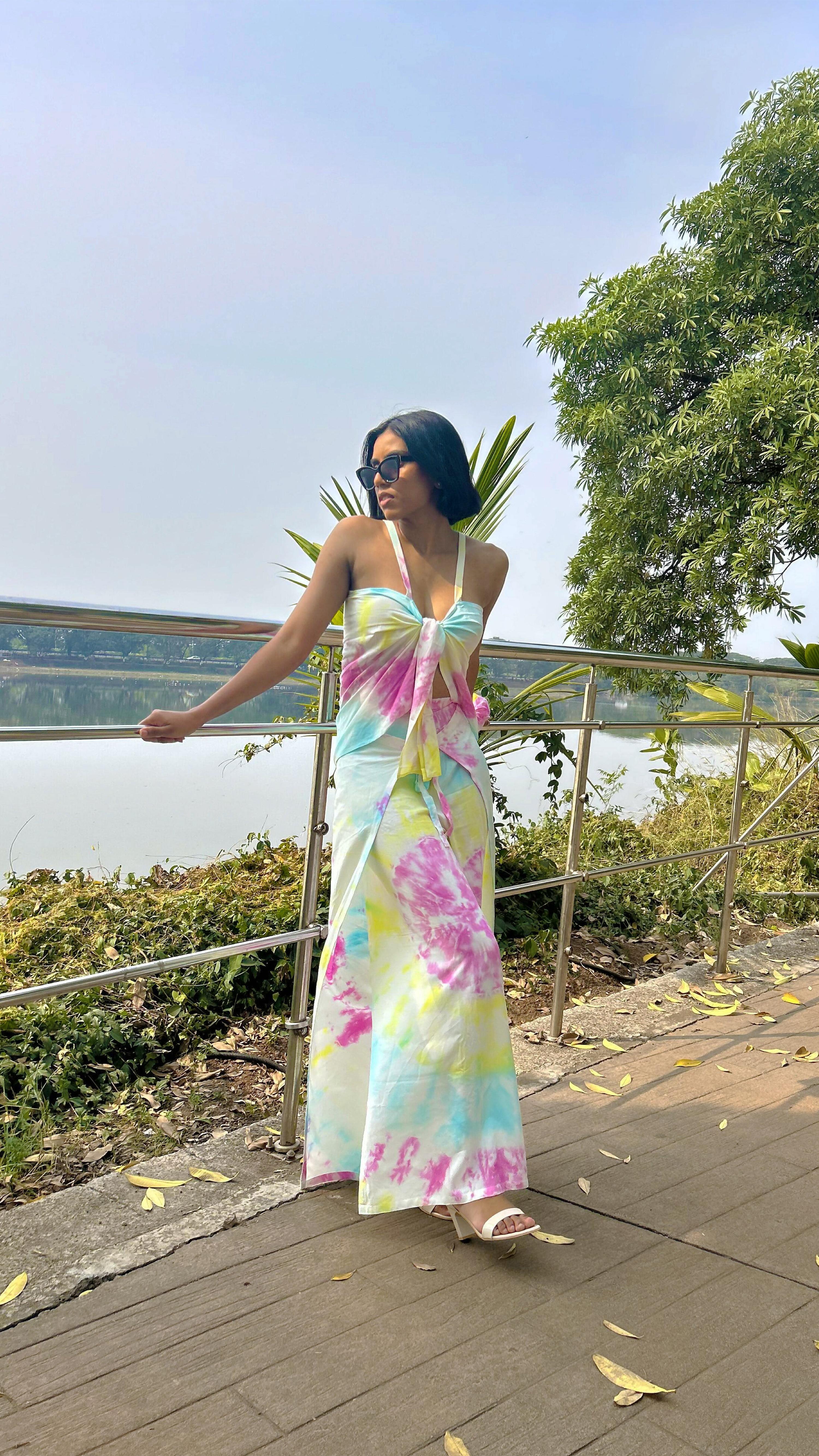 Noroke Toop Modal Pink Magic Pants With Top - Distacart