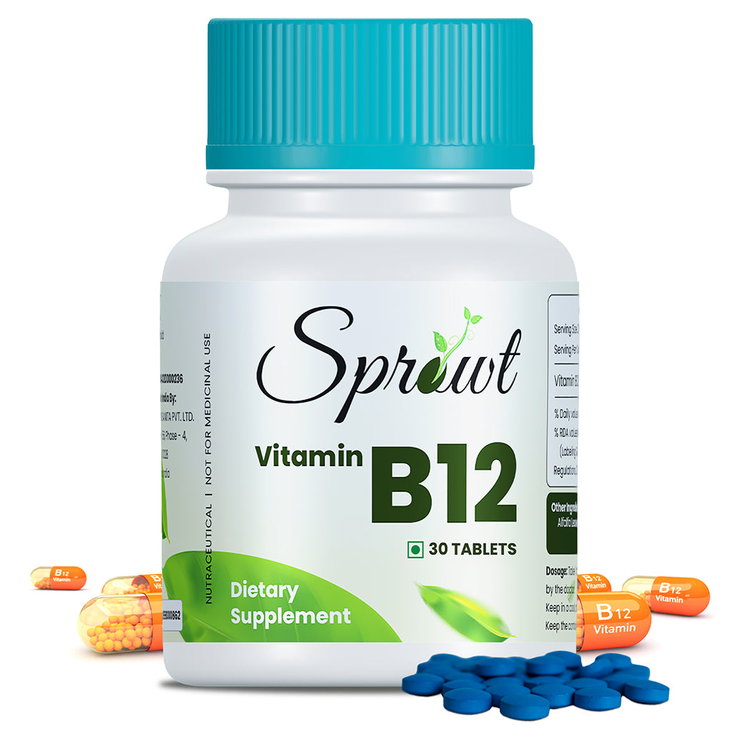 Sprowt Plant Based Vitamin B12 Tablets - Distacart