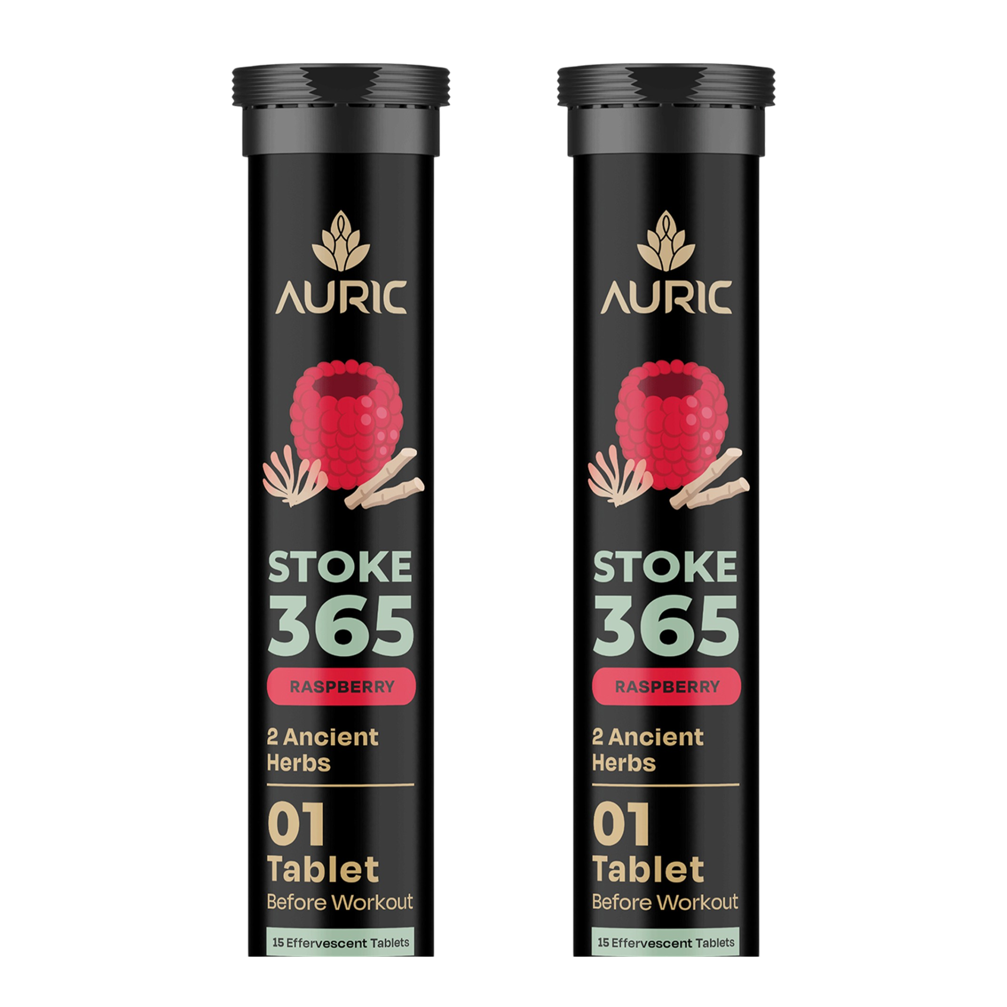 Auric STOKE365 Effervescent Tablets | Raspberry Flavour - Dista
