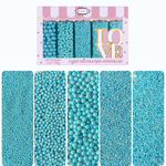 Thumbnail for confect sprinkles for cakes cupcakes decoration usp 6sky blue copy