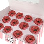 Thumbnail for sugar roses for cake cupcake decoration magenta 120 gms