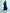 trueBrowns Blue Embroidered Velvet Puff Sleeve Kurta - Distacart