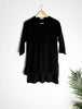 trueBrowns Black Slub Short Top - Distacart