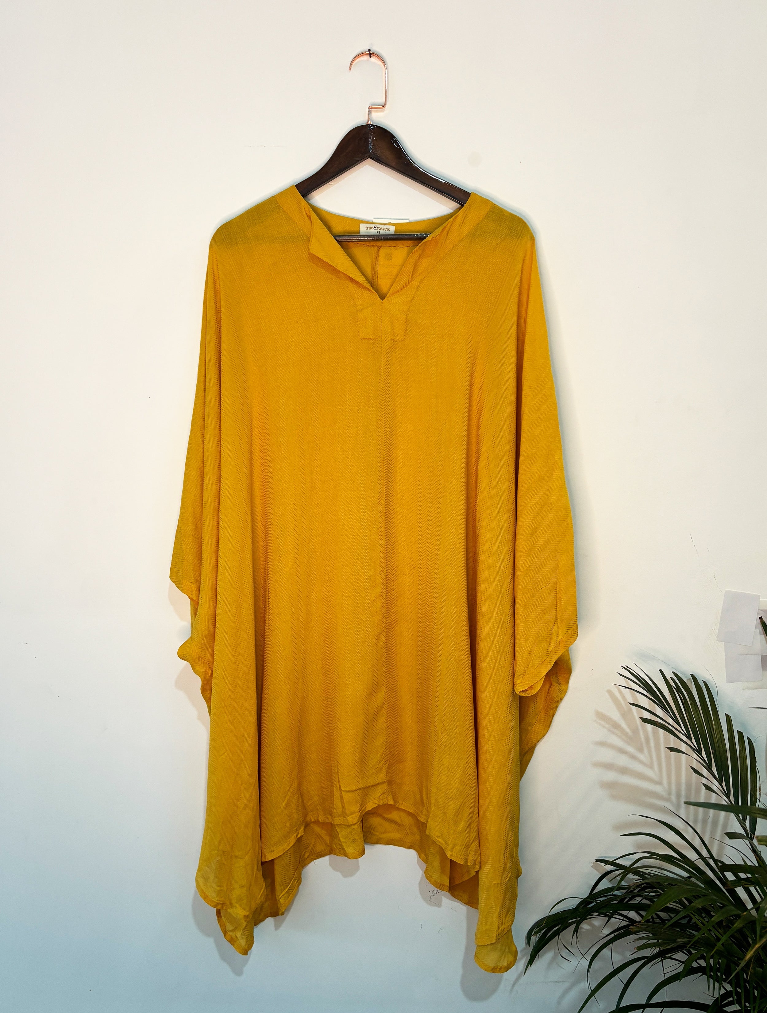 trueBrowns Yellow Chevron Co-ord Set - Distacart