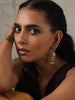 trueBrowns Silver Gold Tone Kundan Earrings - Distacart