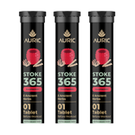 Thumbnail for Auric STOKE365 Effervescent Tablets | Raspberry Flavour - Dista