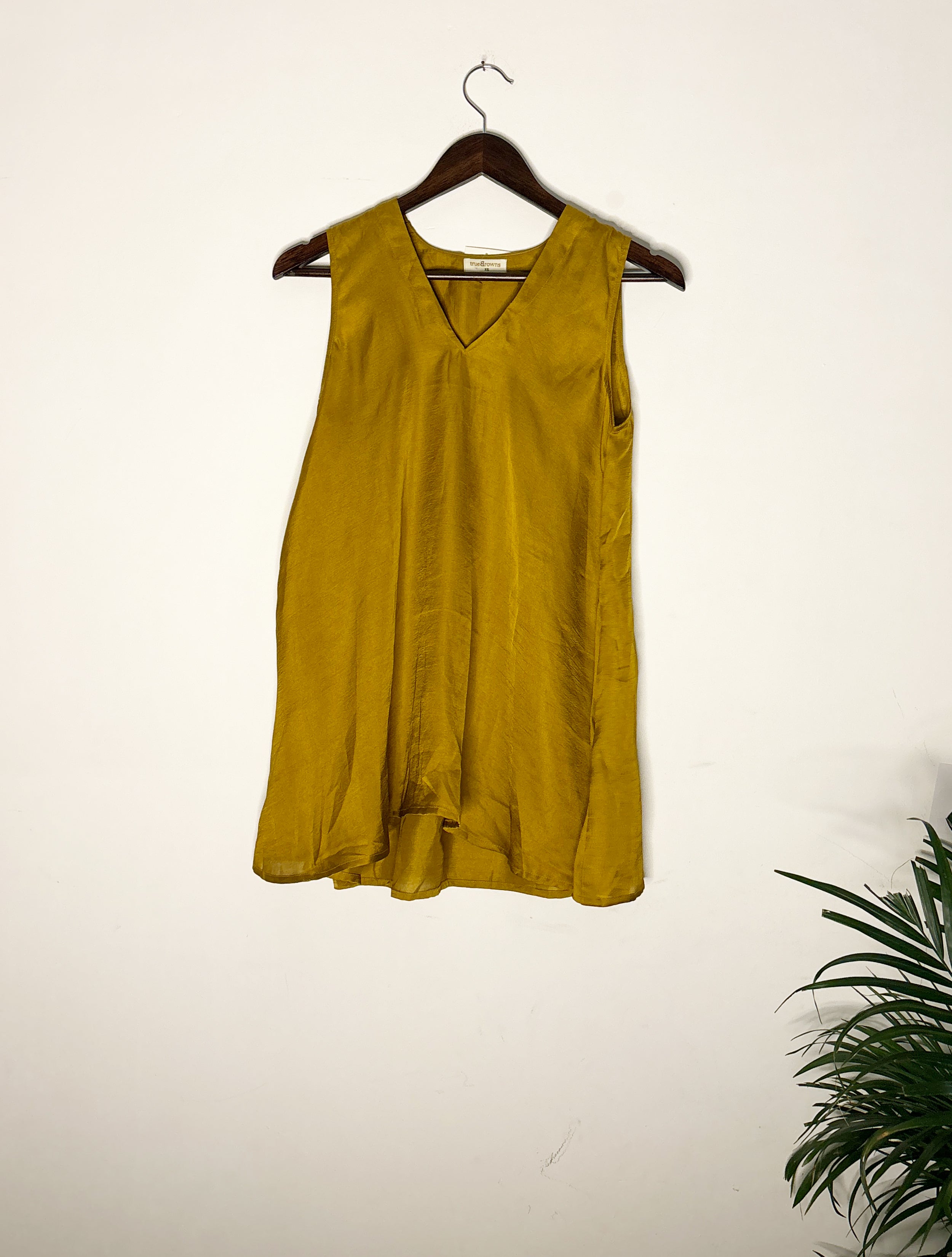 trueBrowns Gold Modal Short Top - Distacart