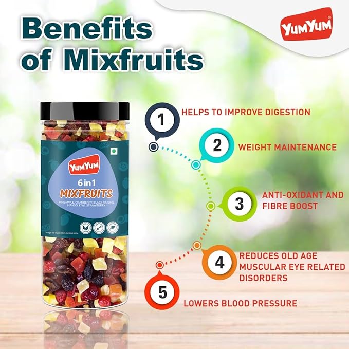 Yum Yum 6 In 1 Mix Fruit Jar - Dista