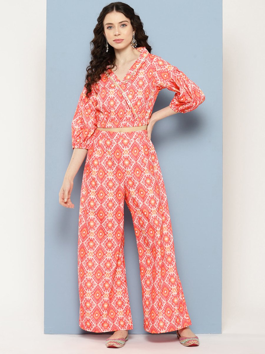 Ahalyaa Printed Ethnic Co-Ords - Distacart