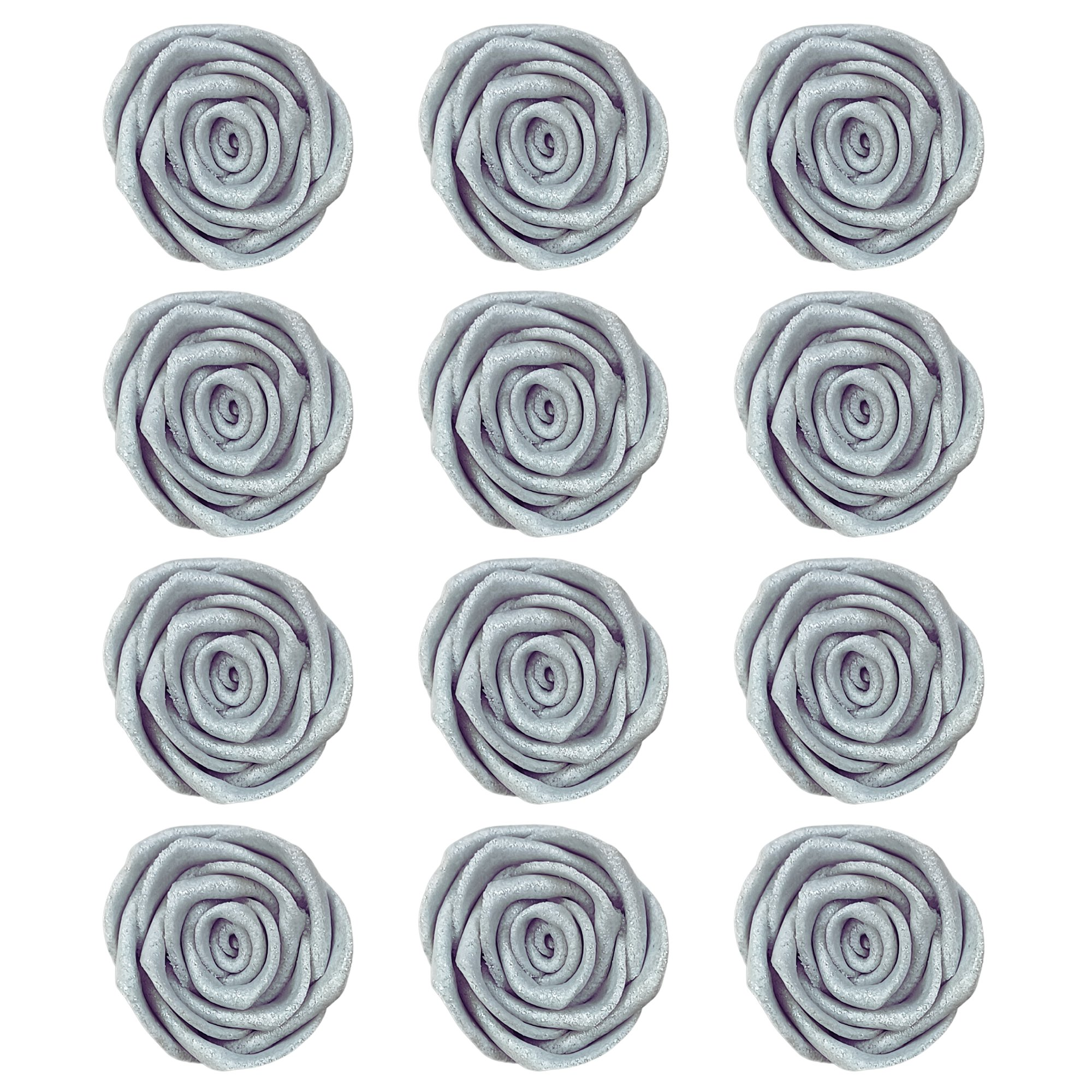 confect edible rose cake toppers edible toppers roses for cake decorations 12 roses silver roses