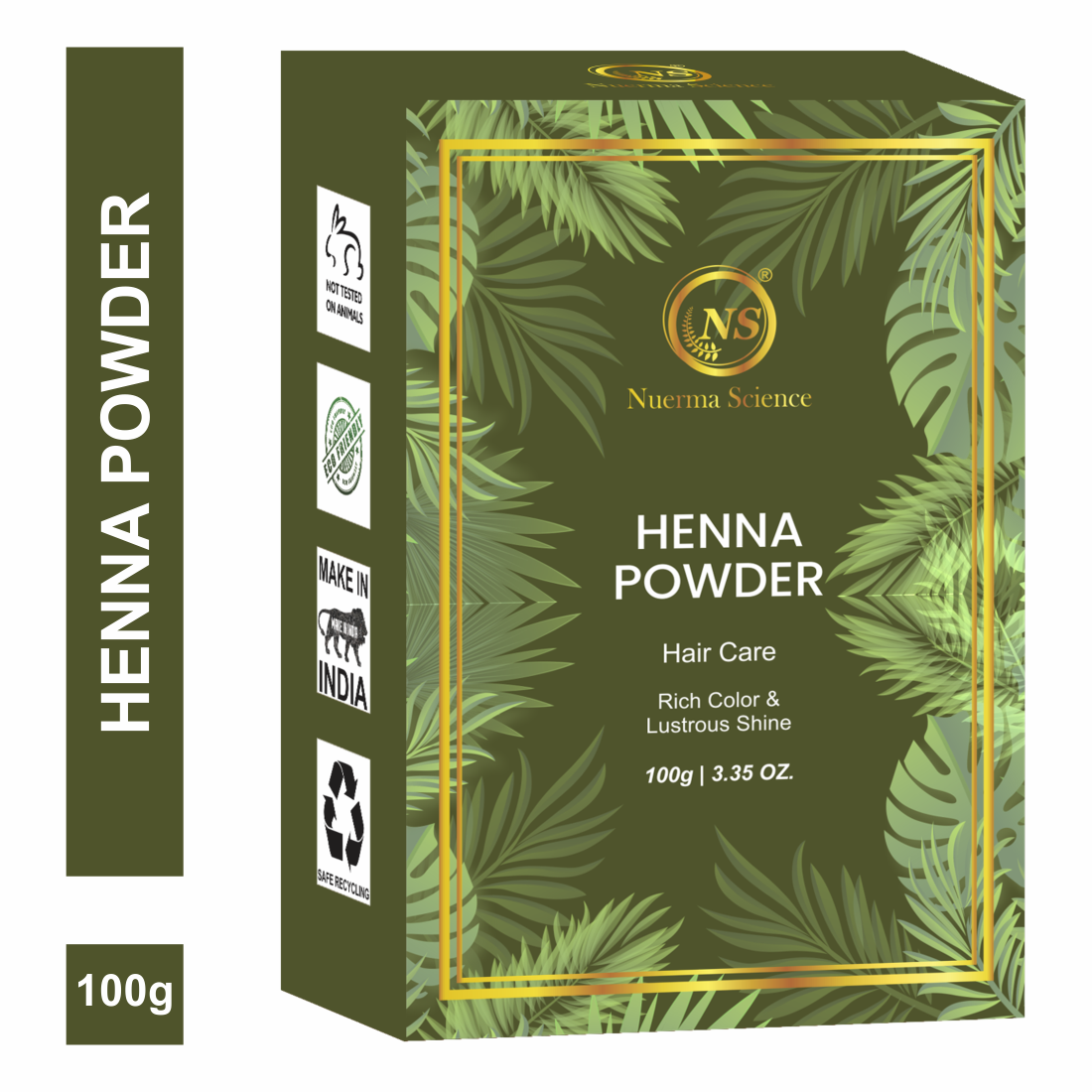Nuerma Science Henna (Organic & Natural) Powder For Hair Color - Distacart